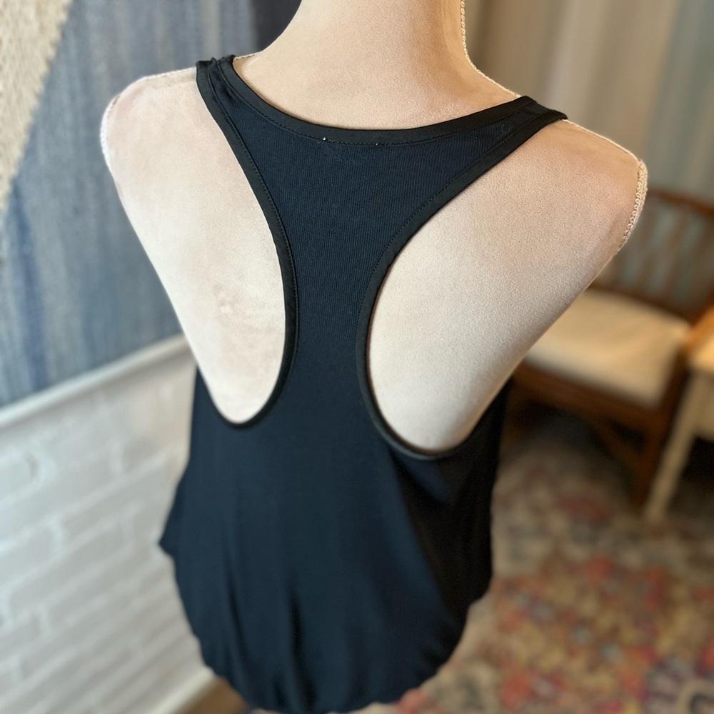 Free People Intimately Dark Blue and Black Lined Tank Top - Picture 7 of 9